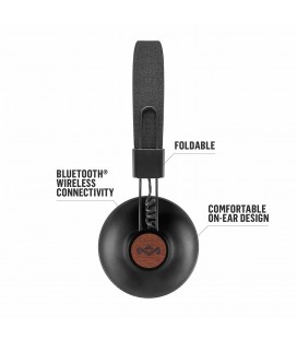 Marley Positive Vibration 2.0 Wireless Headphones - Signature Black